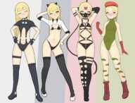 Azur_Lane, Cammy_White, Dos, Gantz, Mari_Gold