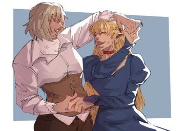 falin_touden, marcille_donato, delicious_in_dungeon, iri0y, 5_fingers