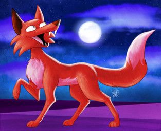 coyote_(native_american_mythology), space_coyote_(the_simpsons), thepipefox, 4_legs, brown_nose