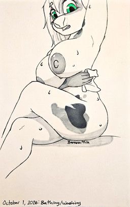 banana_stem, kinktober, kinktober_2026, bananamilkart, 5_fingers