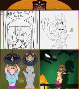 milky_rivas, anonymous_artist, bad_end, blonde_hair, brainwashing