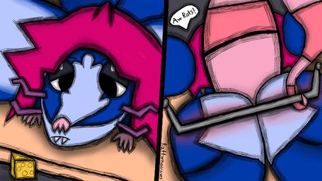 rattwhodraws, anthro, blue_body, blue_fur, butt