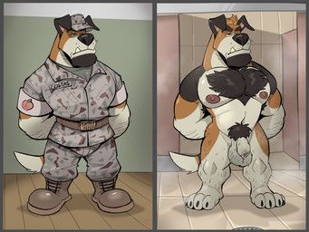 ethan_costas_(character), dead_stray_bear, 4_toes, anthro, arm_hair