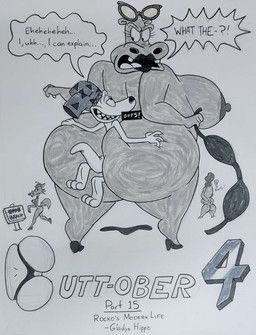 bev_bighead, gladys_hippo, rocko_rama, winifred_(rocko's_modern_life), buttober