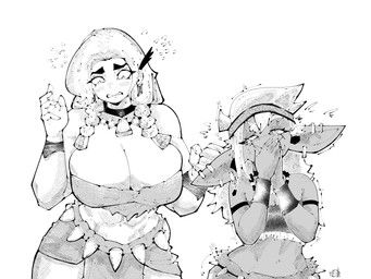 miregeist, abs, accessory, armband, big_breasts