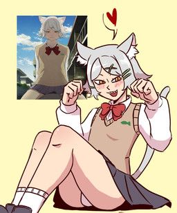shunran_nishi, chainsmoker_cat, revannman, :3, accessory