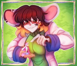 zeysse, abstract_background, anime_eyes, anthro, border
