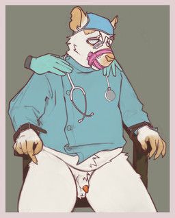 toilet_(contort_desire), contort_desire, animal_genitalia, anthro, bandage
