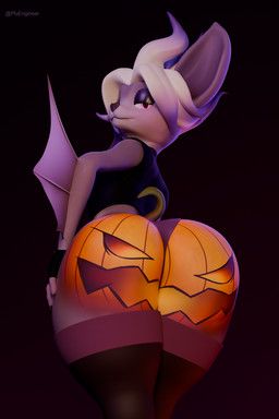 halloween, plu.engineer, anthro, bat, bat_wings