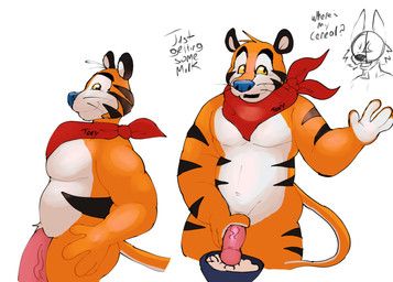 tony_the_tiger, frosted_flakes, kellogg's, nasthane, anthro