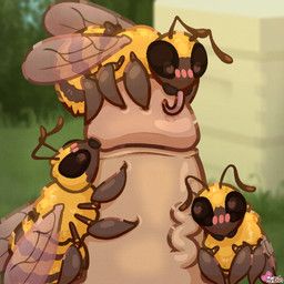 pankatares, ambiguous_gender, antennae_(anatomy), arthropod, bee