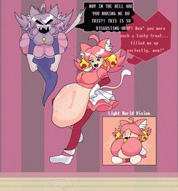 irritable_ghost_(deltarune), mad_mew_mew, mew_mew_(undertale), pink_(deltarune), deltarune