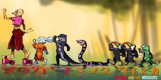 brandy_harrington, cheryl_(brandy_and_mr._whiskers), ed_(brandy_and_mr._whiskers), gaspar_le'_gecko, lola_boa
