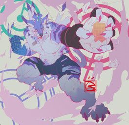 bandai_namco, digimon, drunkard_dragon, abs, anthro