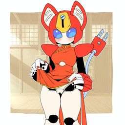peppercat_(medabots), medabots, kerotheklutz, animal_humanoid, asian_clothing