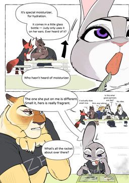 benjamin_clawhauser, gene_zebraxton, gene_zebrowski, judy_hopps, nick_wilde