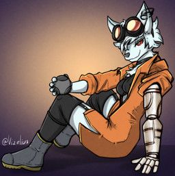 kusan_city_of_wolves, vizelius, anthro, arctic_fox, blue_body