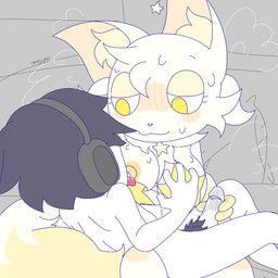 alaaala941, 4_fingers, anthro, bangs, bedroom_eyes