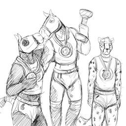 hladilnik, anthro, athletic, athletic_male, award