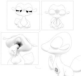 nintendo, pokemon, unkownweirdfantasy, ambiguous_gender, belly