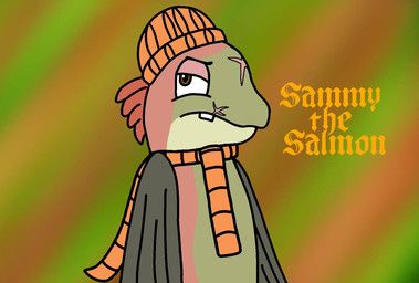 sammy_the_surly_salmon, happy's_humble_(series), happy's_humble_burger_farm, bretheswan, anthro
