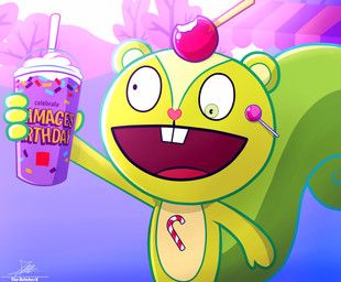 nutty_(htf), grimace_shake, happy_tree_friends, mcdonald's, mondo_media