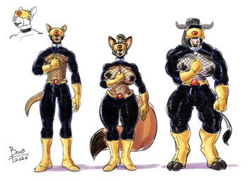 mammon_army_(boo3), boo3, anthro, bimbofied, boots