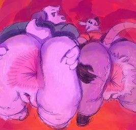 desamistesae_fafratarello_flumendo_styx, dougie_(vanscante), smashmat, american_opossum, anal_hair