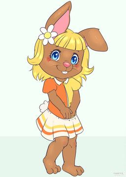 maverick, accessory, anthro, biped, blonde_hair