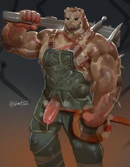 dead_by_daylight, vinstacc, anthro, armpit_hair, bear