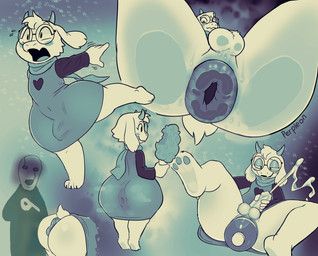 gaster, ralsei, deltarune, undertale, undertale_(series)