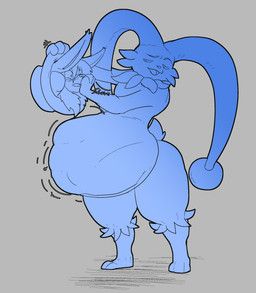 palworld, pocketpair, jinsei, belly, bulge