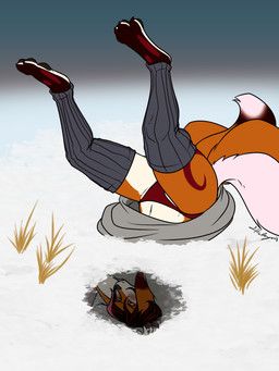 halcy0n, anthro, barefoot, blush, brown_body