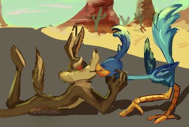 road_runner_(looney_tunes), wile_e._coyote, looney_tunes, warner_brothers, shharonro