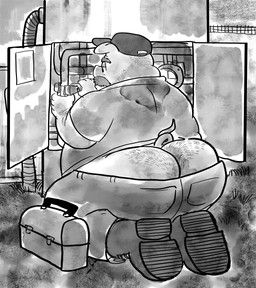 gustavo_hogarth, billy_fore, anthro, boots, bottomwear