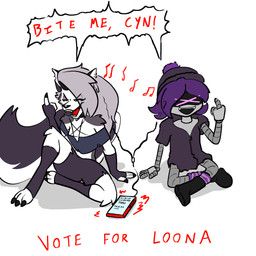 loona_(helluva_boss), uzi_(murder_drones), /co/, 4chan, glitch_productions