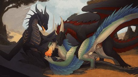 novax_(ragnarok), syranoth_emberscale, capcom, monster_hunter, mythology