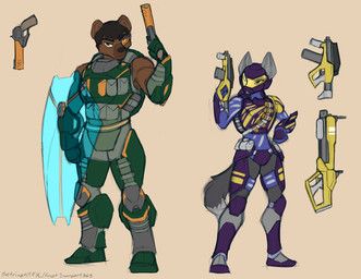 setriaphtfj, ammo_pouch, armor, bare_arms, bear