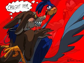 road_runner_(looney_tunes), wile_e._coyote, looney_tunes, warner_brothers, xeno_doom44