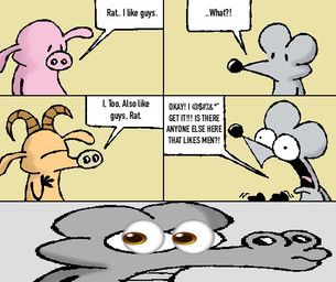 goat_(pearls_before_swine), larry_(pearls_before_swine), pig_(pearls_before_swine), rat_(pearls_before_swine), is_there_anyone_in_this_house_who_likes_men