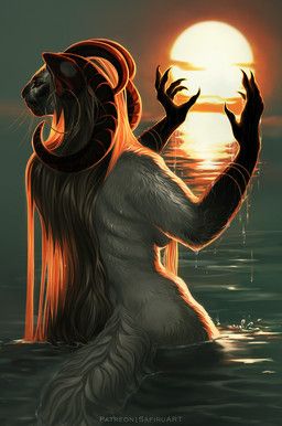 safi_(safiru), safiru, 4_horns, 5_fingers, anthro