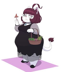 mel_(yellowhellion), yellowhellion, 5_fingers, ahoge, alternative_fashion