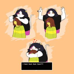 catti_cattenheimer, kris_dreemurr, deltarune, undertale_(series), duckypochoclo