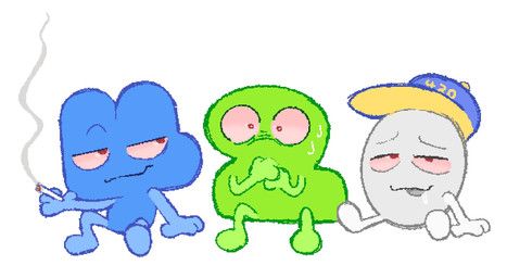 four_(bfb), two_(bfdi), zero_(bfdi), battle_for_dream_island, object_shows