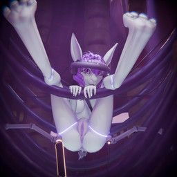 maple_(mokson), mokson, ahegao, anal_wink, anthro