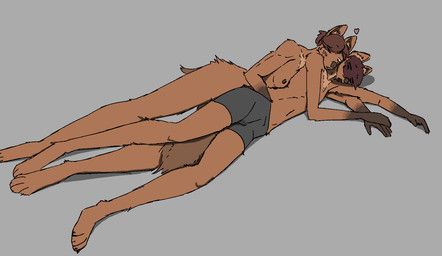 angie_(himynameis), megan_(himynameis), himynameis, anthro, arm_tuft