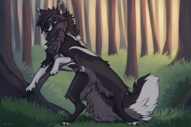 taka_(artist), ambiguous_feral, ambiguous_gender, arm_markings, bent_arm