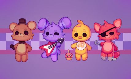 bonnie_(fnaf), chica_(fnaf), foxy_(fnaf), freddy_(fnaf), five_nights_at_freddy's