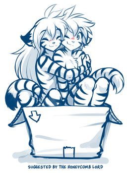 flora_(twokinds), tiger_trace, trace_legacy, if_it_fits_i_sits_(meme), twokinds