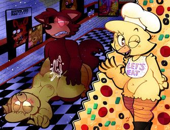 chica_(fnaf), foxy_(fnaf), fazbear_and_friends, five_nights_at_freddy's, scottgames